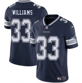 Men\'s Dallas Cowboys #33 Javonte Williams Navy 2025 Vapor Untouchable Limited Football Stitched Jersey Cheap