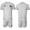 Cheap Men's Santos F.C. Blank 25-26 White Home Soccer Jersey Suit