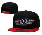 Wisconsin Badgers Stitched Snapback Hats 004 Cheap Wholesale