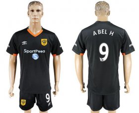 Wholesale Cheap Hull City #9 Abel H Away Soccer Club Jersey