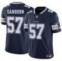 Men's Dallas Cowboys #57 Jack Sanborn Navy 2025 F.U.S.E. Vapor Untouchable Limited Football Stitched Jersey Cheap