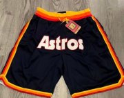 Men's Houston Astros Shorts(Run Small) Cheap Wholesale