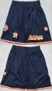 Cheap Men's Houston Astros Navy Shorts(Run Small)