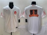Cheap Men's San Francisco Giants Team Big Logo White City Connect Cool Base Stitched Baseball Jersey