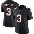 Cheap Men's Atlanta Falcons #3 Jessie Bates lll Black 2025 Draft F.U.S.E. Vapor Untouchable Limited Football Stitched Jersey