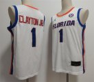 Cheap Men's Florida Gators #1 Walter Clayton Jr. White Stitched Basketball Jersey