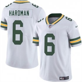 Men\'s Green Bay Packers #6 Mecole Hardman White 2025 Vapor Untouchable Limited Football Stitched Jersey Cheap