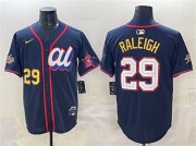 Men's American League #29 Cal Raleigh Navy 2025 All-Star Edition V2 Limited Stitched Baseball Jersey Cheap Wholesale