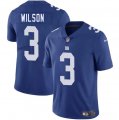 Cheap Men's New York Giants #3 Russell Wilson Blue 2025 Vapor Untouchable Limited Football Stitched Jersey