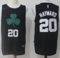 Wholesale Cheap Men's Boston Celtics #20 Gordon Hayward Black 2017-2018 Nike Swingman Stitched NBA Jersey
