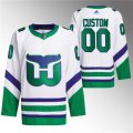 Cheap Men's Carolina Hurricanes Custom White 2023-24 Stitched Jersey