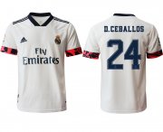 Wholesale Cheap Men 2020-2021 club Real Madrid home aaa version 24 white Soccer Jerseys2