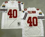 Men's Arizona Cardinals #40 Pat Tillman White Throwback Jersey