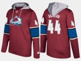 Wholesale Cheap Avalanche #44 Mark Barberio Burgundy Name And Number Hoodie