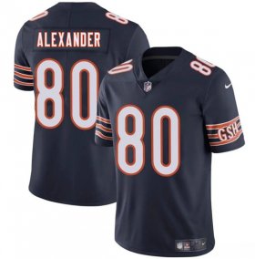 Men\'s Chicago Bears #80 Maurice Alexander Navy 2025 Vapor Football Stitched Jersey Cheap
