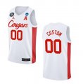 Men's Houston Cougars Active Player Custom White Final Four Classic Stitched Jersey Cheap Wholesale