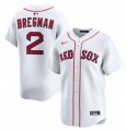 Cheap Men's Boston Red Sox #2 Alex Bregman White 2024 Home Limited Stitched Baseball Jersey