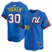 Cheap Men's National League #30 Kyle Tucker Blue 2025 All-Star Edition Limited Stitched Baseball Jersey