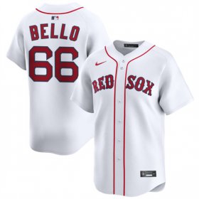 Cheap Men\'s Boston Red Sox #66 Brayan Bello White 2024 Home Limited Stitched Baseball Jersey