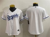 Cheap Women's Kansas City Royals Blank White Cool Base Stitched Jersey(Run Small)