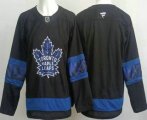 Cheap Men's Toronto Maple Leafs Blank Black Alternate Authentic Jersey
