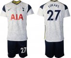 Wholesale Cheap Men 2020-2021 club Tottenham Hotspur home 27 white Soccer Jerseys