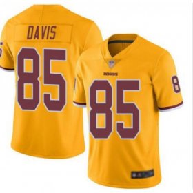 Cheap Men\'s Washington Redskins #85 Vernon Davis Gold Vapor Untouchable Limited NFL Stitched Jersey