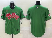 Cheap Men's Philadelphia Phillies Blank Green Phanatic Limited Stitched Jersey