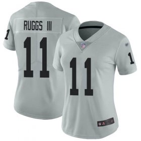 Wholesale Cheap Nike Raiders #11 Henry Ruggs III Silver Women\'s Stitched NFL Limited Inverted Legend Jersey
