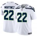 Men's Seattle Seahawks #22 Damien Martinez White 2025 F.U.S.E. Vapor Untouchable Limited Football Stitched Jersey Cheap Wholesale