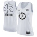 Wholesale Cheap Nike Boston Celtics #42 Al Horford White Women's NBA Jordan Swingman 2018 All-Star Game Jersey