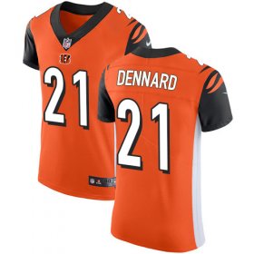 Wholesale Cheap Nike Bengals #21 Darqueze Dennard Orange Alternate Men\'s Stitched NFL Vapor Untouchable Elite Jersey