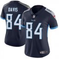 Wholesale Cheap Nike Titans #84 Corey Davis Navy Blue Team Color Women's Stitched NFL Vapor Untouchable Limited Jersey
