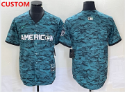 Cheap Men's Los Angeles Angels Custom Teal 2023 All Star Cool Base Stitched Jersey
