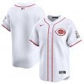 Cheap Men's Cincinnati Reds Blank White Home Limited Baseball Stitched Jersey