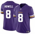 Men's Minnesota Vikings #8 Sam Howell Purple 2024 F.U.S.E. Vapor Untouchable Limited Football Stitched Jersey Cheap Wholesale