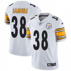 Wholesale Cheap Nike Steelers #38 Jaylen Samuels White Men\'s Stitched NFL Vapor Untouchable Elite Jersey