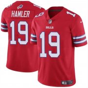 Cheap Men's Buffalo Bills #19 KJ Hamler Red 2024 Vapor Untouchable Limited Stitched Football Jersey