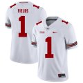 Mens #1 Justin Fields Ohio State Buckeyes NCAA College football jersey
