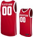 Men's Houston Cougars Active Player Custom Red Stitched Basketball Jersey Cheap Wholesale