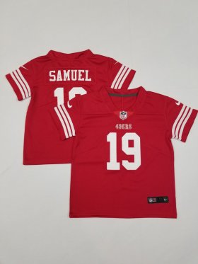 Wholesale Cheap Toddler San Francisco 49ers #19 Deebo Samuel Limited Red Vapor Stitched Jersey