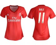 Wholesale Cheap Women's Real Madrid #11 Bale Third Soccer Club Jersey