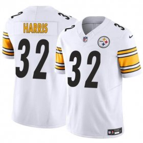 Men\'s Pittsburgh Steelers #32 Franco Harris White 2024 F.U.S.E. Alternate Vapor Untouchable Limited Stitched Jersey