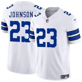 Men\'s Dallas Cowboys #23 Buddy Johnson White 2025 F.U.S.E. Vapor Untouchable Limited Football Stitched Jersey Cheap