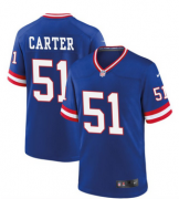 Cheap Men's New York Giants #51 Abdul Carter Royal Classic Football Stitched Game Jersey