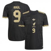 Cheap Men's Mexico #9 Raul Jimenez Black 2025 Soccer Jersey