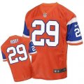 Wholesale Cheap Nike Broncos #29 Bradley Roby Orange Throwback Men's Stitched NFL Elite Jersey