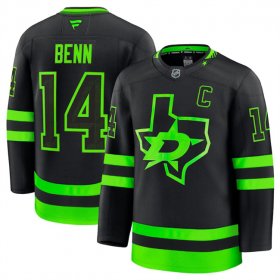 Men\'s Dallas Stars #14 Jamie Benn Black 2024-25 Alternate Stitched Hockey Jersey
