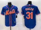 Men's New York Mets #31 Mike Piazza Blue Cool Base Stitched Baseball Jersey Cheap Wholesale