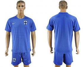Wholesale Cheap Team Finland #2 Jyrki Jokipakka Blue 2016 World Cup Stitched NHL Jersey